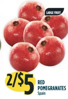 Marché Adonis Red pomegranates offer