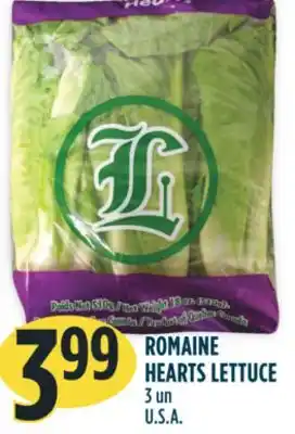 Marché Adonis Romaine hearts lettuce offer