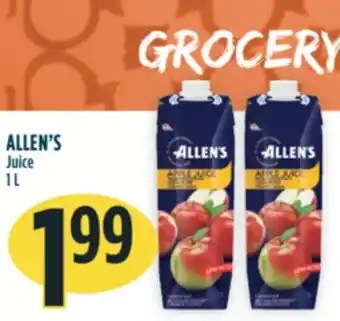 Marché Adonis Allen's juice offer