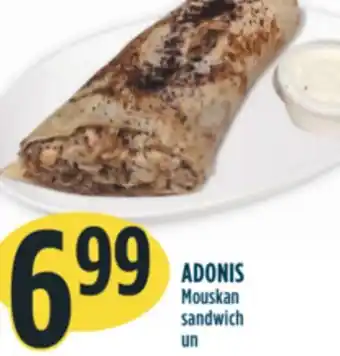 Marché Adonis Adonis mouskan sandwich offer