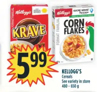 Marché Adonis Kellogg's cereals offer