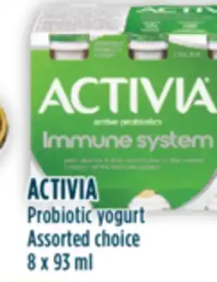 Marché Adonis Activia probiotic yogurt offer