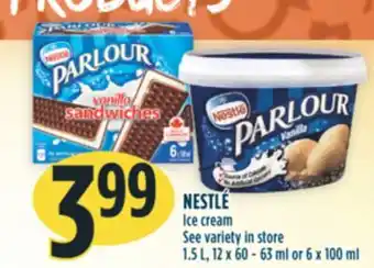 Marché Adonis Nestlé ice cream offer