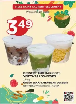 Kim Phat Green bean/taro/bean dessert offer