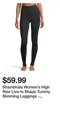 Mark's Shambhala women's high rise live-in shape tummy slimming leggings - full length offer