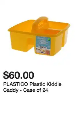 Dollarama Plastico plastic kiddie caddy - case of 24 offer