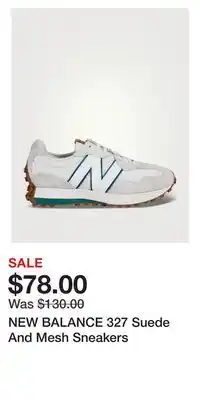 Holt Renfrew New balance 327 suede and mesh sneakers offer