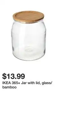 IKEA Ikea 365+ jar with lid, glass/bamboo offer