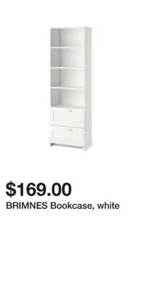 IKEA Brimnes bookcase, white offer