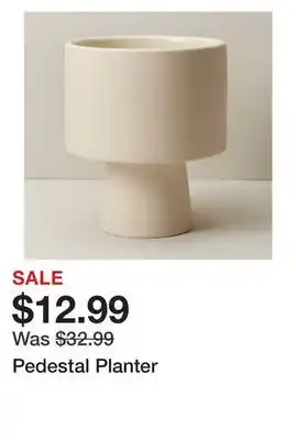 Chapters Indigo Pedestal planter offer