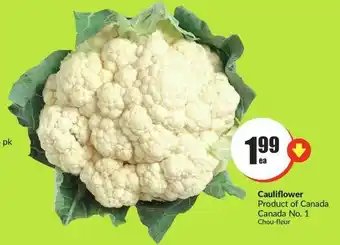FreshCo Cauliflower offer