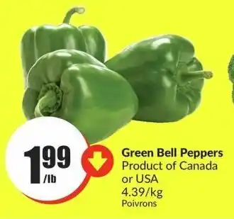 FreshCo Green Bell Peppers 4.39/kg offer