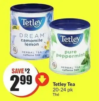 FreshCo Tetley Tea 20-24 pk offer