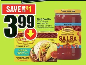FreshCo Old El Paso Kits 250-510g or Salsa 650mL offer