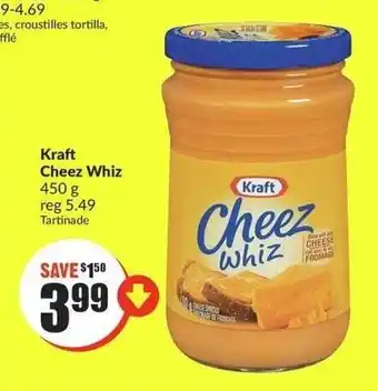 FreshCo Kraft Cheez Whiz 450g offer