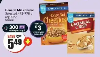 FreshCo General Mills Cereal 475-778g offer