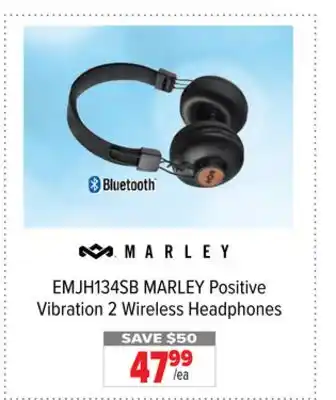 2001 Audio Video Marley positive vibration 2 wireless headphones offer