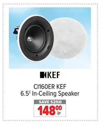 2001 Audio Video Kef 6.5|| in-ceiling speaker offer