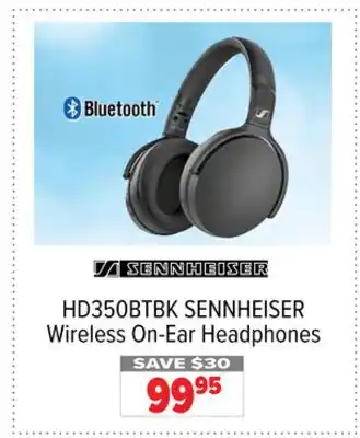 2001 Audio Video Sennheiser wireless on-ear headphones offer