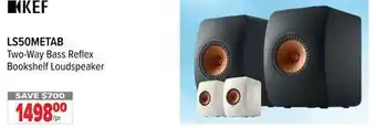 2001 Audio Video Kef two-way bass reflex bookshelf loudspeaker offer