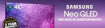 2001 Audio Video Samsung neo qled 4k quantum matrix 55 offer