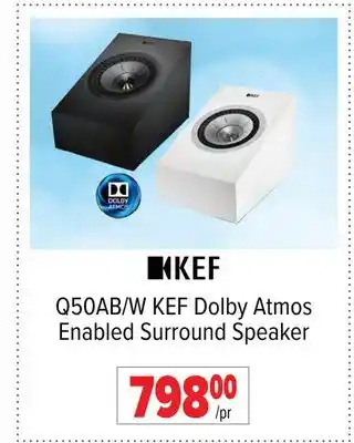 2001 Audio Video Kef dolby atmos enabled surround speaker offer