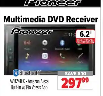 2001 Audio Video Pioneer 6.2|| multimedia dvd receiver offer
