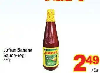 T&T Supermarket Jufran banana sauce-reg, 550g offer