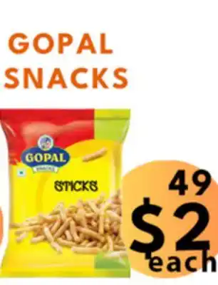 Food World Supermarket Gopal snacks offer