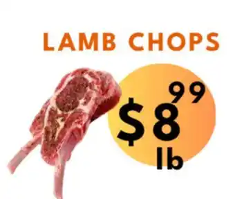 Food World Supermarket Lamb chops offer