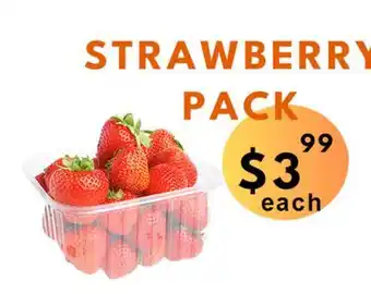 Food World Supermarket Strawberry pack offer
