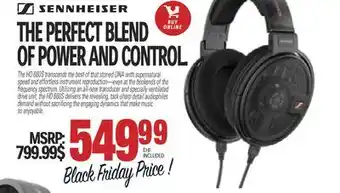 Centre Hi-Fi Sennheiser the perfect blend of power and control offer