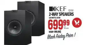 Centre Hi-Fi Kef 2-way speakers offer