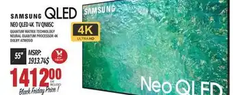 Samsung neo qled 4k tv qn85c 55