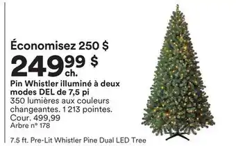 Michaels Pin whistler illuminé à deux modes del de 7,5 pi offer