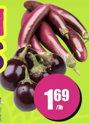 FreshCo Indian or Chinese Eggplant 3.73/kg offer