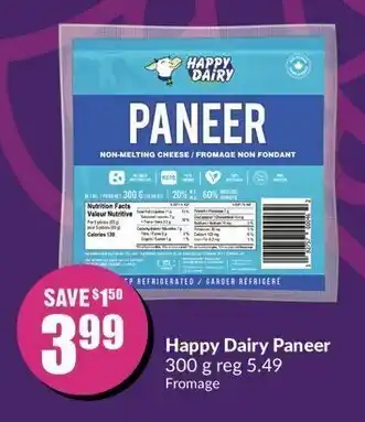 FreshCo Happy Dairy Paneer 300g offer