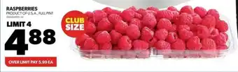 Real Canadian Superstore RASPBERRIES offer