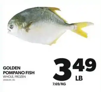 Real Canadian Superstore GOLDEN POMPANO FISH WHOLE, FROZEN offer