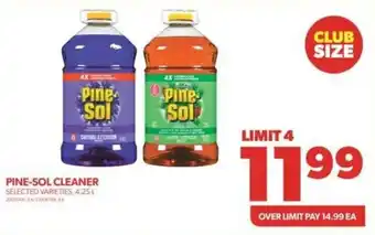 Real Canadian Superstore PINE-SOL CLEANER 4.25L offer