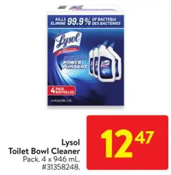 Walmart Lysol toilet bowl cleaner offer