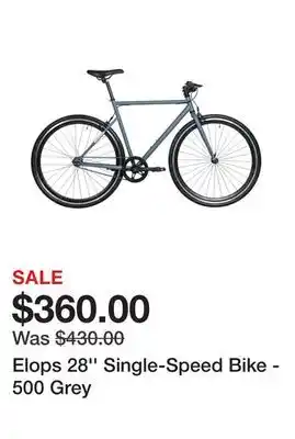 Decathlon Elops 28'' single-speed bike - 500 grey offer