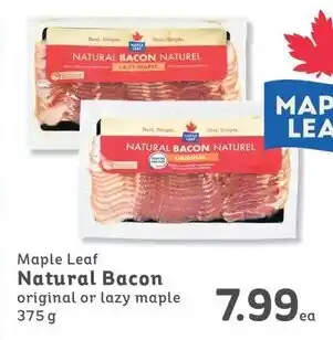 IGA Maple Leaf Natural Bacon 375g offer