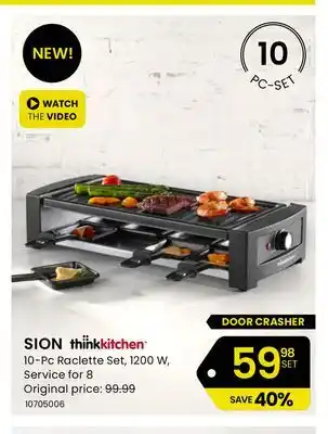 Stokes Sion 10-pc raclette set offer
