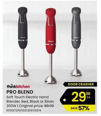 Stokes Pro blend soft touch electric hand blender offer