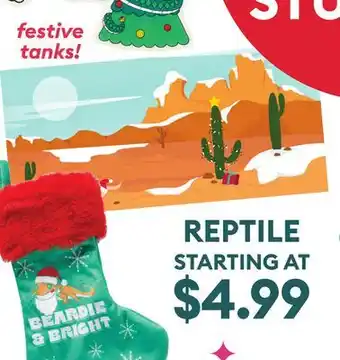 Petsmart Reptile offer
