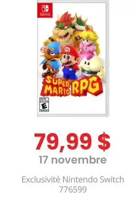 GameStop Super mario rpg nintendo switch offer