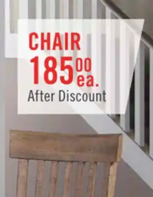 The Brick Cedar side chair offer
