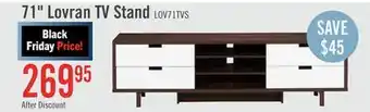 The Brick Lovran 71 tv stand offer