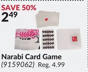 Princess Auto Narabi card game offer